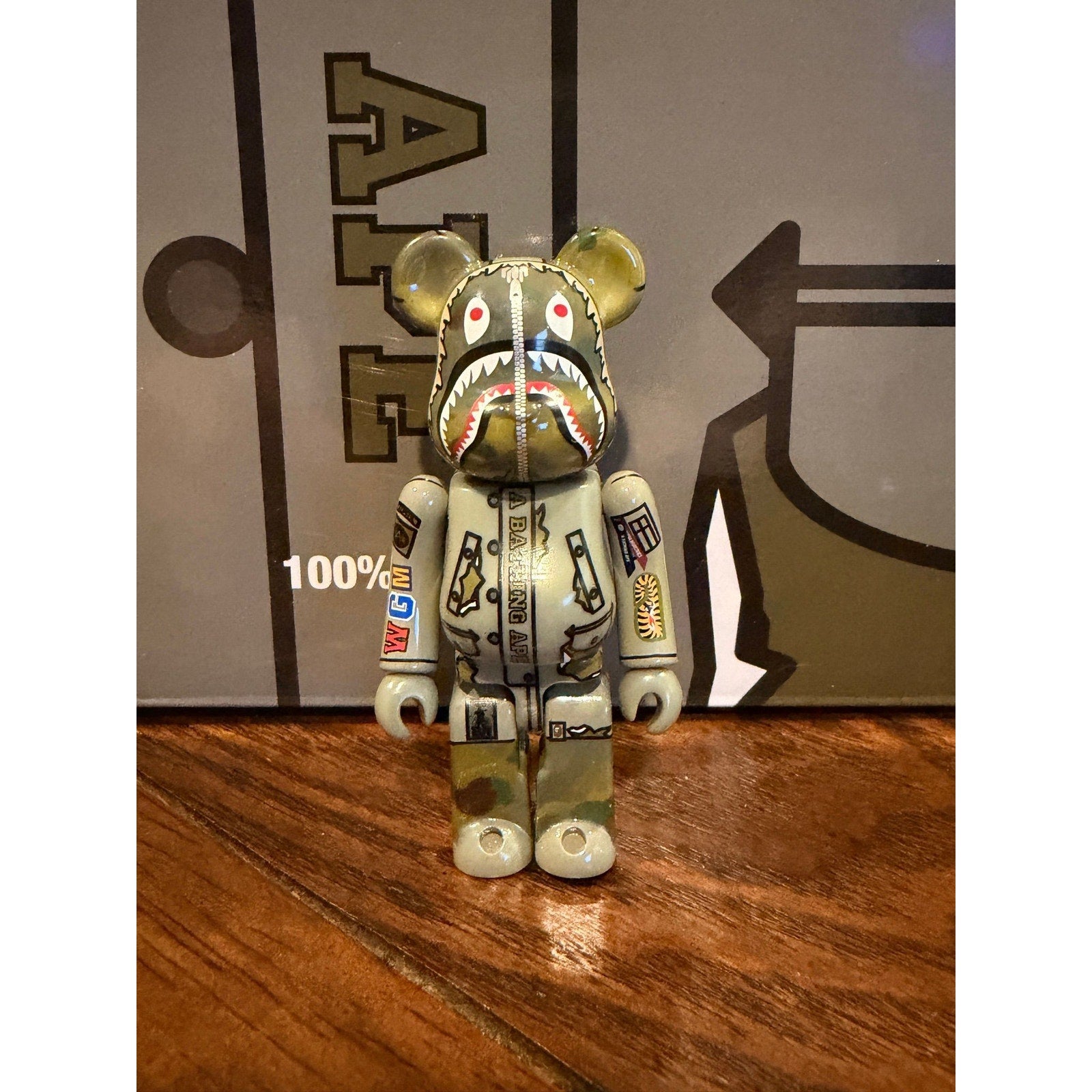 BAPE Alpha camo shark 100% orphan