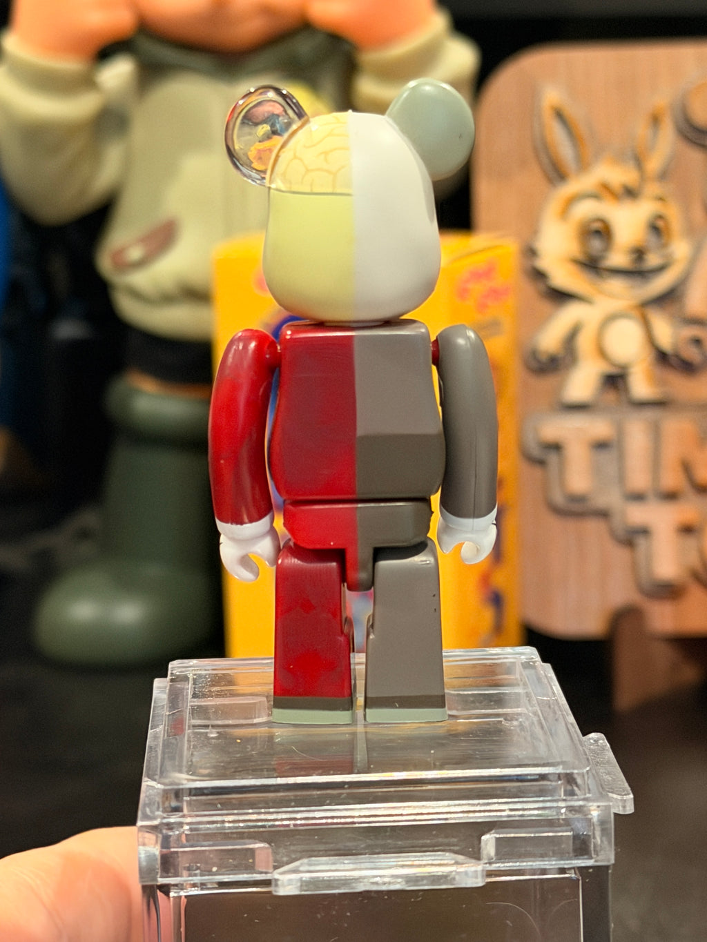 KAWS Bearbrick 100% Dissected Brown -NO BOX