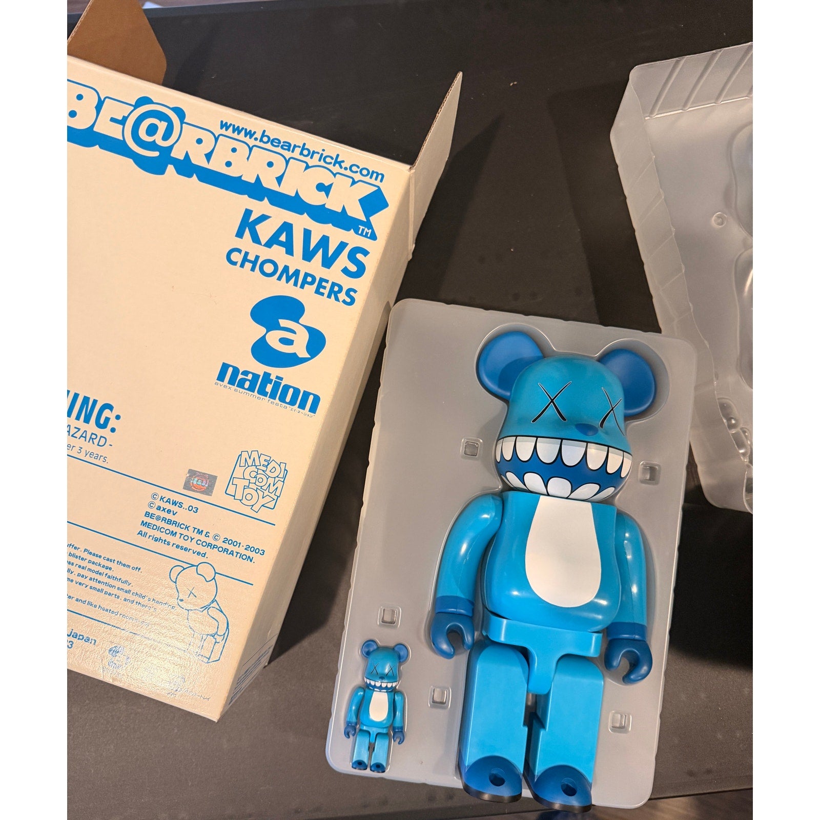Bearbrick KAWS Chompers 2003 400% set