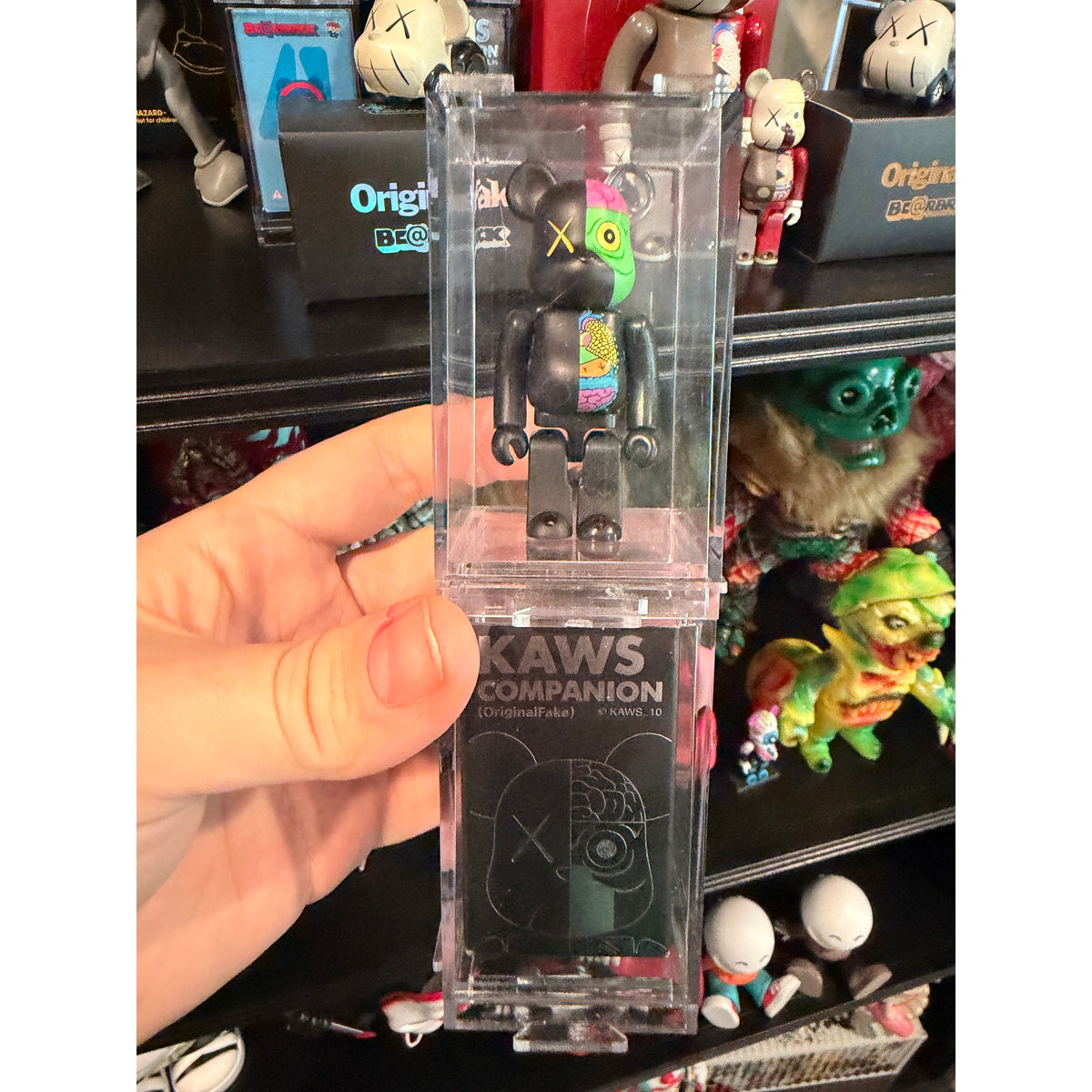 KAWS Bearbrick Dissected 100% - Black