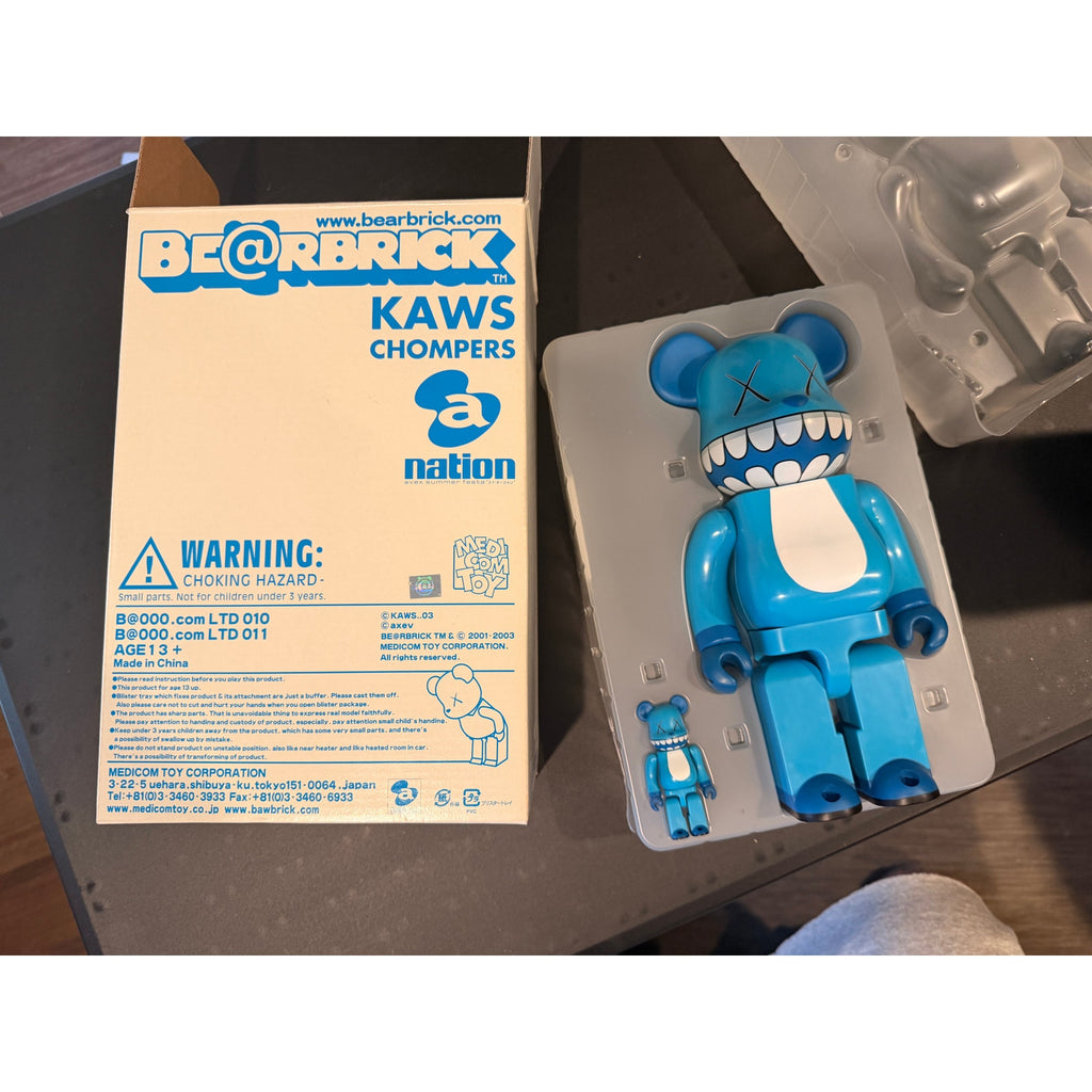 Bearbrick KAWS Chompers 2003 400% set
