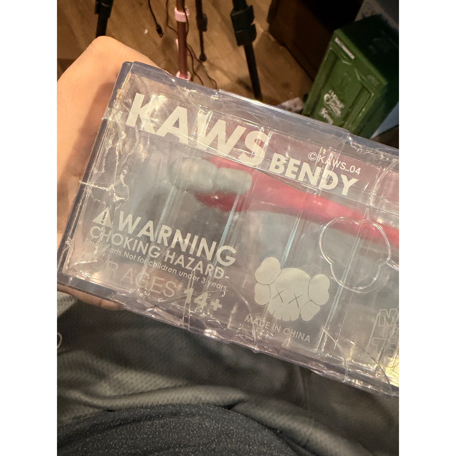 KAWS Bendy Red - Sealed NOS