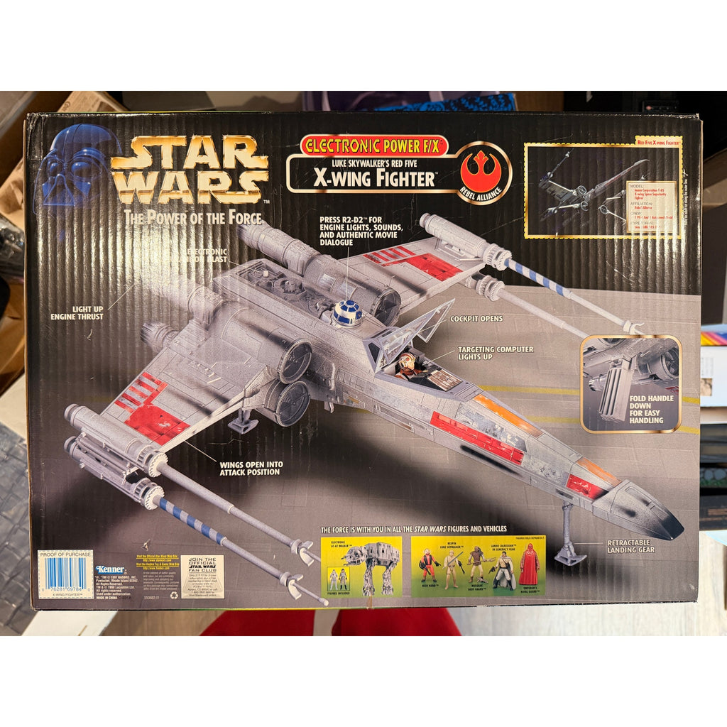 1997 STAR WARS Power of the Force  X-WING FIGHTER Electronic F/X NIB