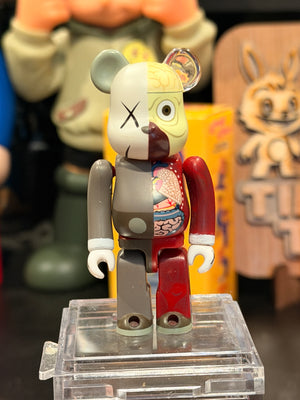 KAWS Bearbrick 100% Dissected Brown -NO BOX
