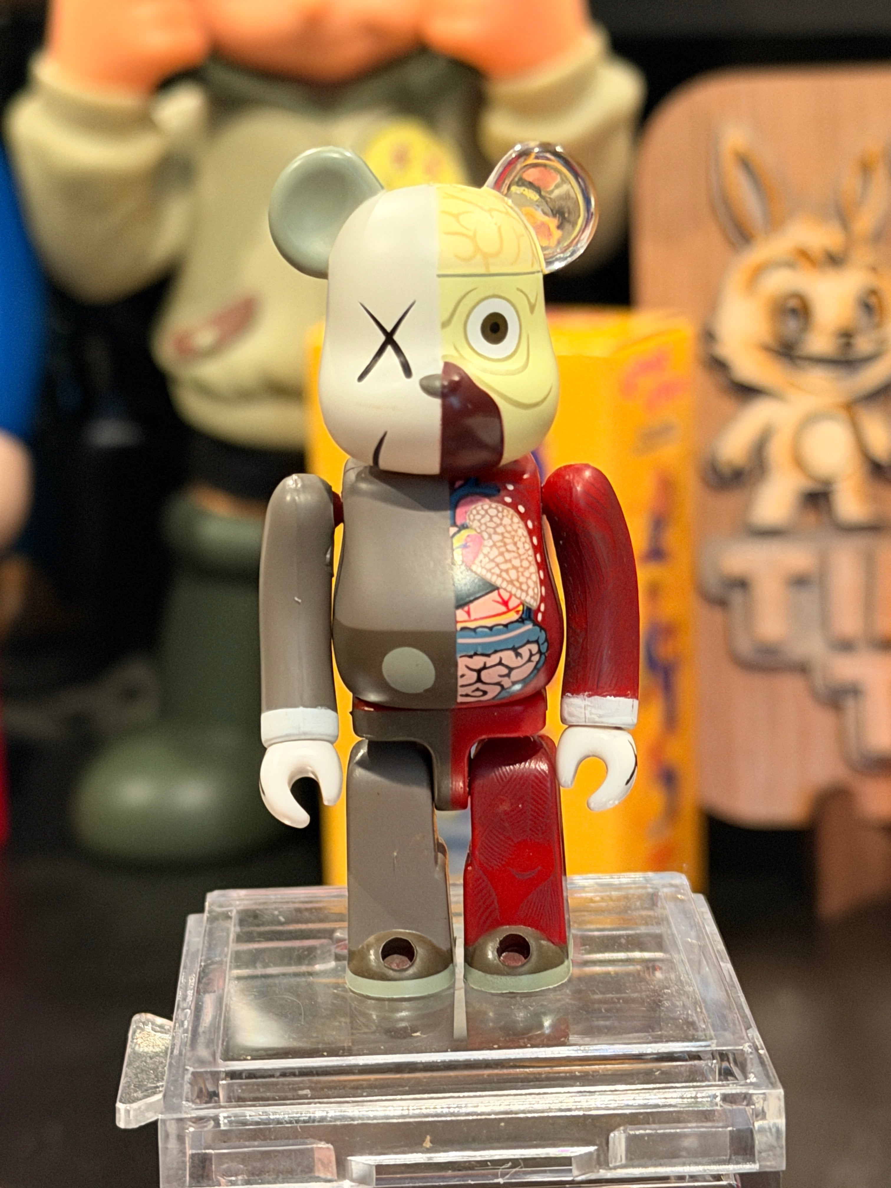 KAWS Bearbrick 100% Dissected Brown -NO BOX
