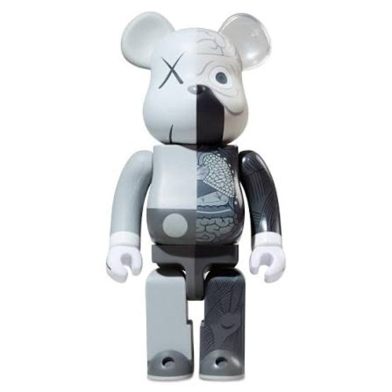 KAWS Grey Dissected 400% Be@rbrick OriginalFake 2008