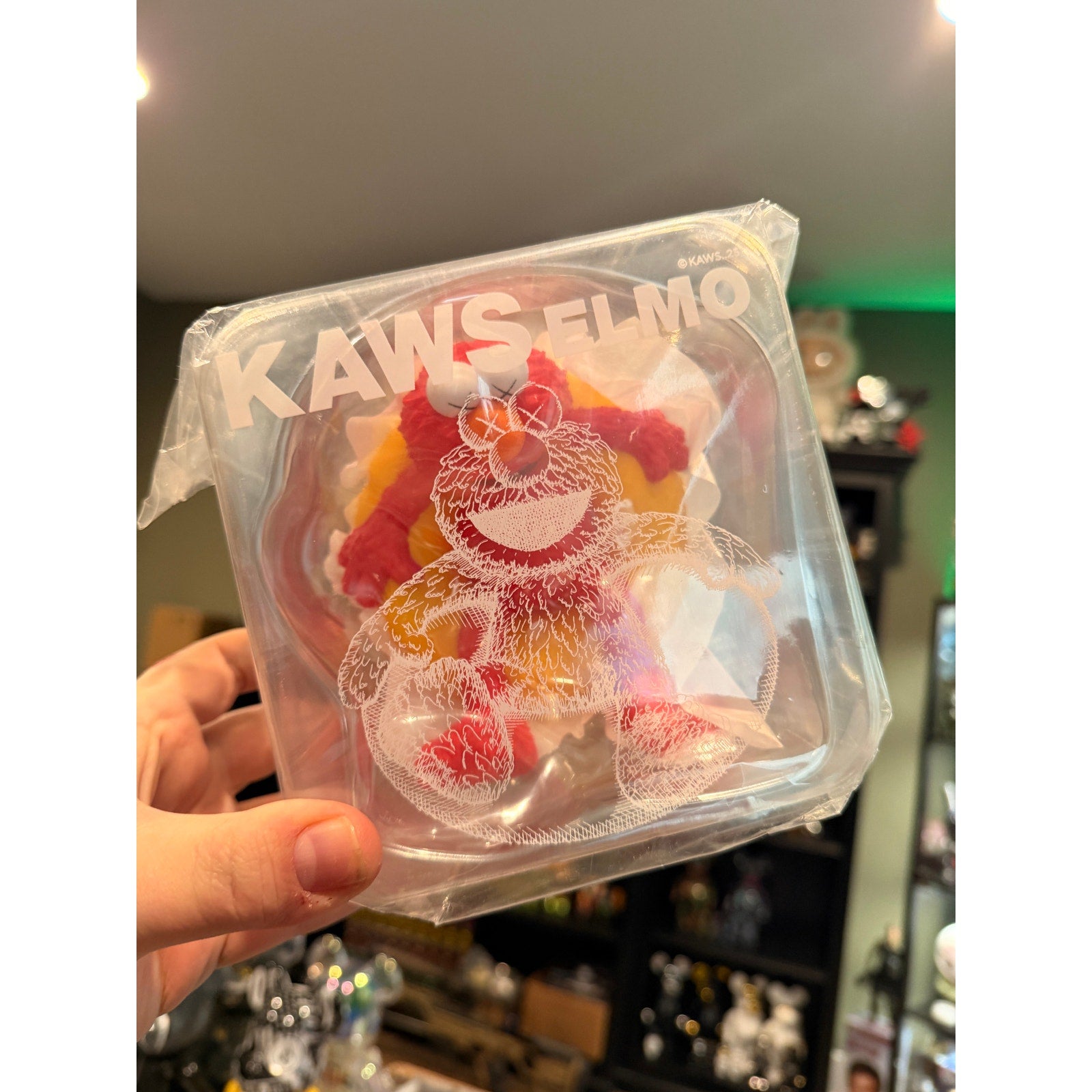 KAWS DDT Water Parade 2025 HK B01. Elmo Vinyl Figure