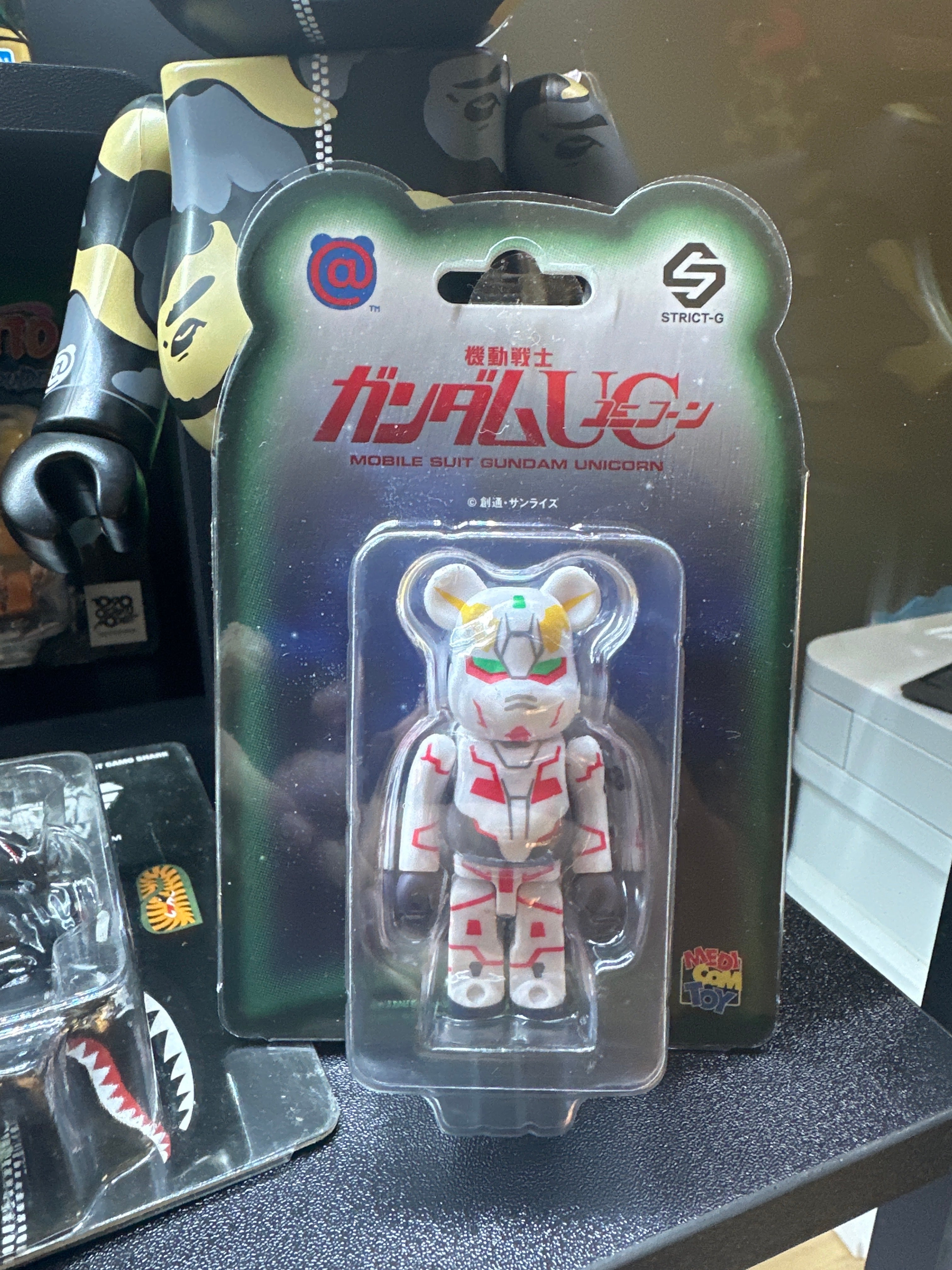 BE@RBRICK Bearbrick Mobile Suit Gundam UC Unicorn 100% Action Figure Medicom Toy
