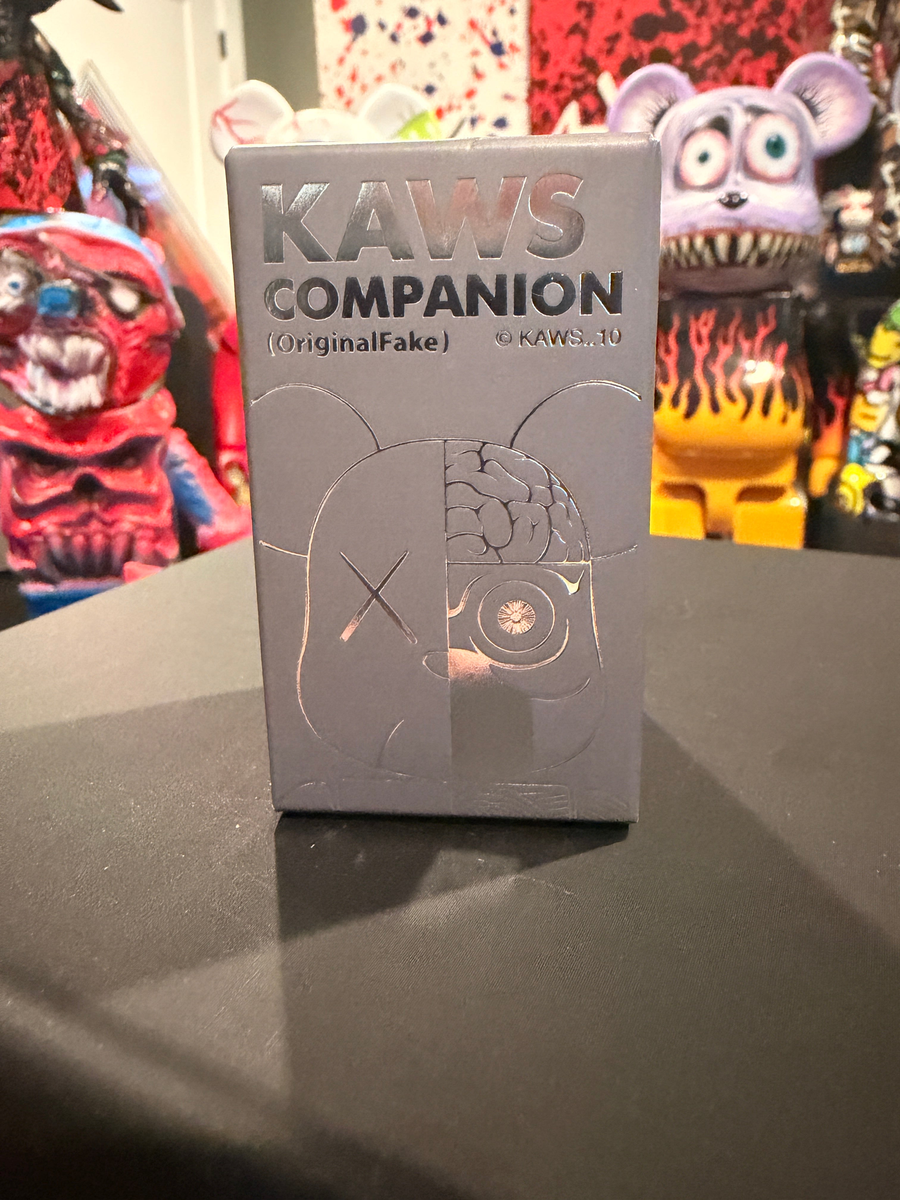 KAWS Bearbrick Dissected 100% grey