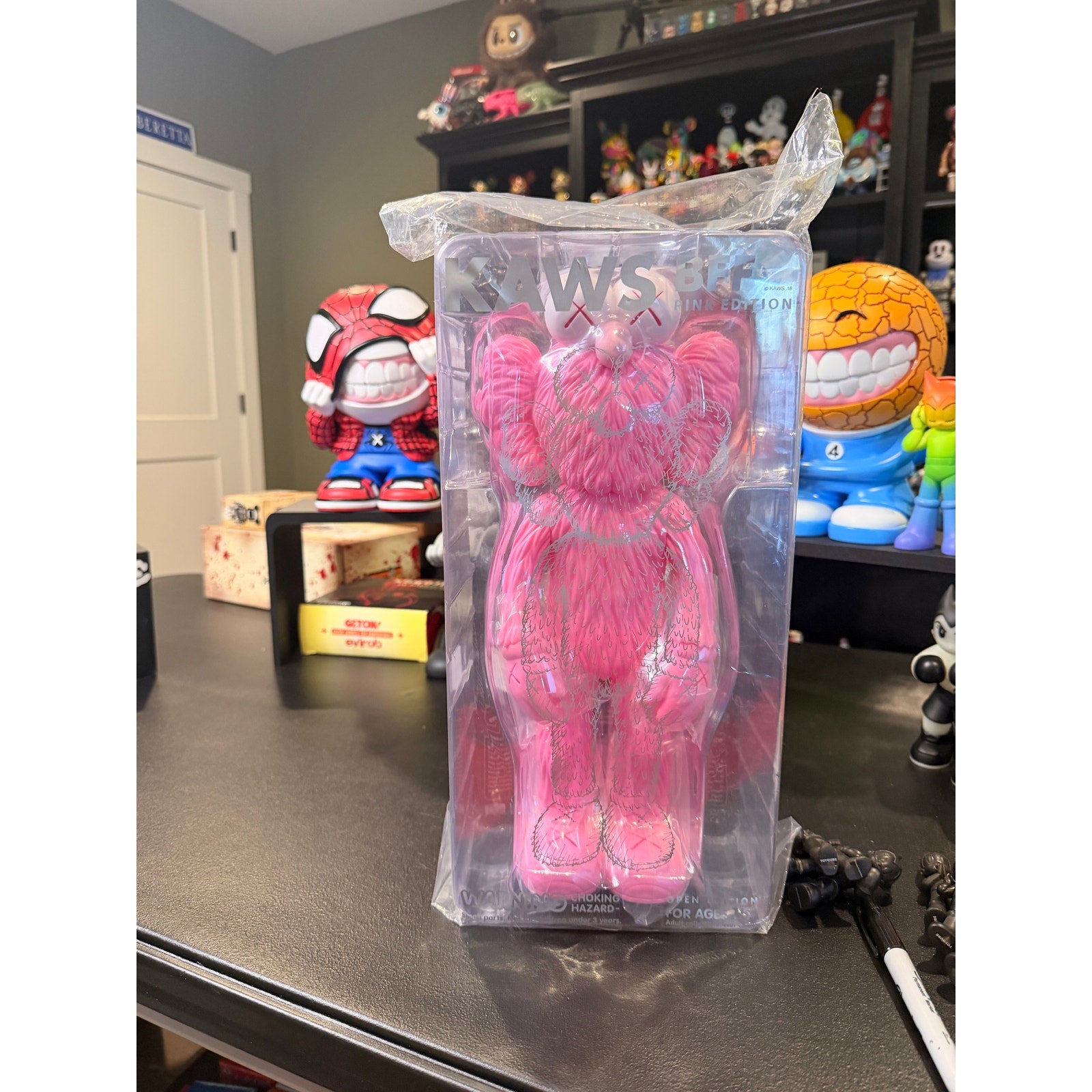 KAWS BFF Open Edition Vinyl Figure Pink