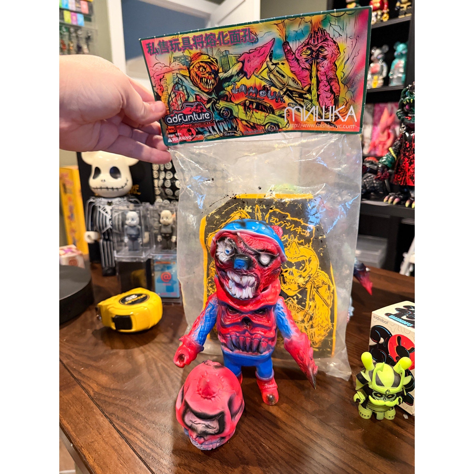 Mishka Bootleg Kaiju - Red/Blue