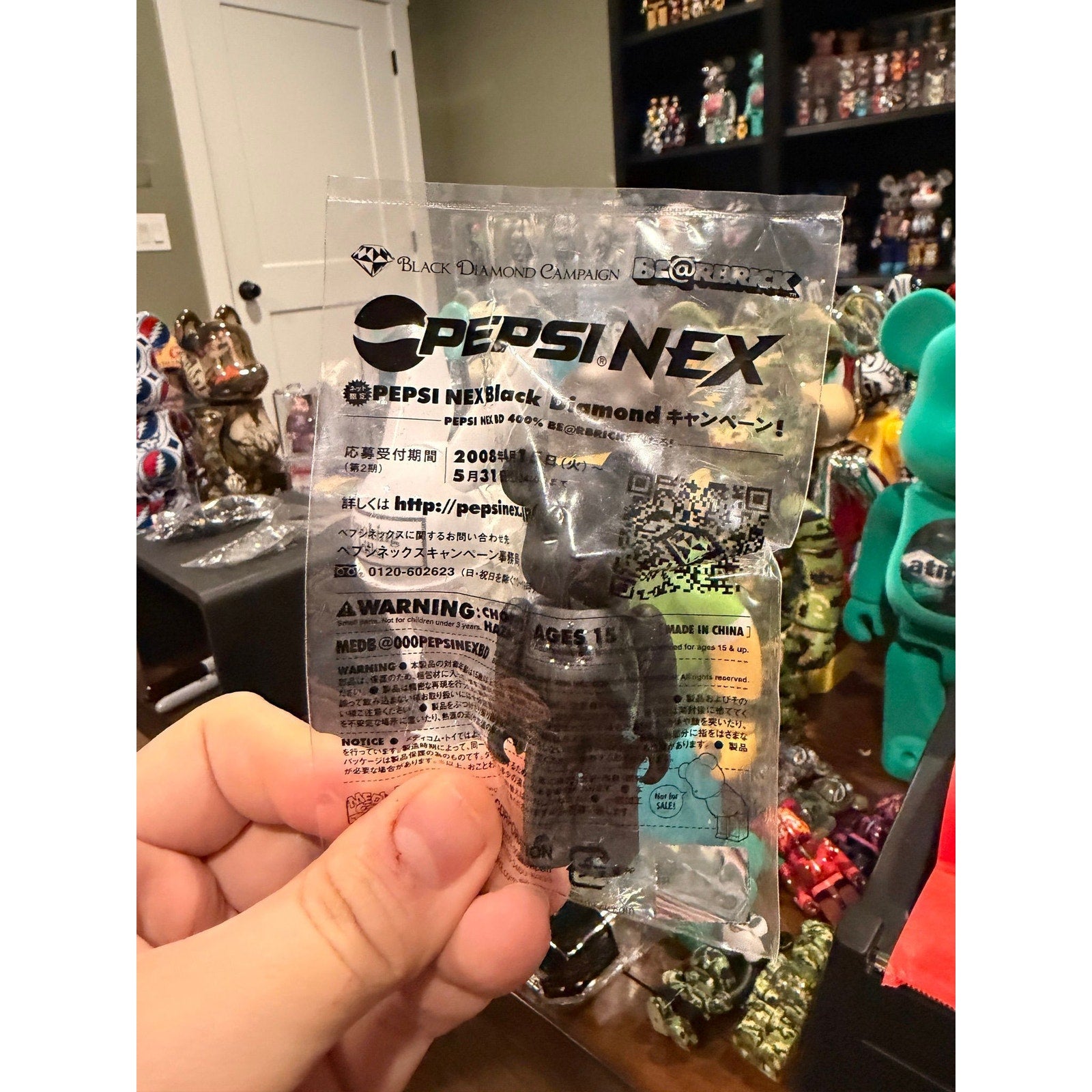 Bearbrick Pepsi NEXT Black Diamond 100%