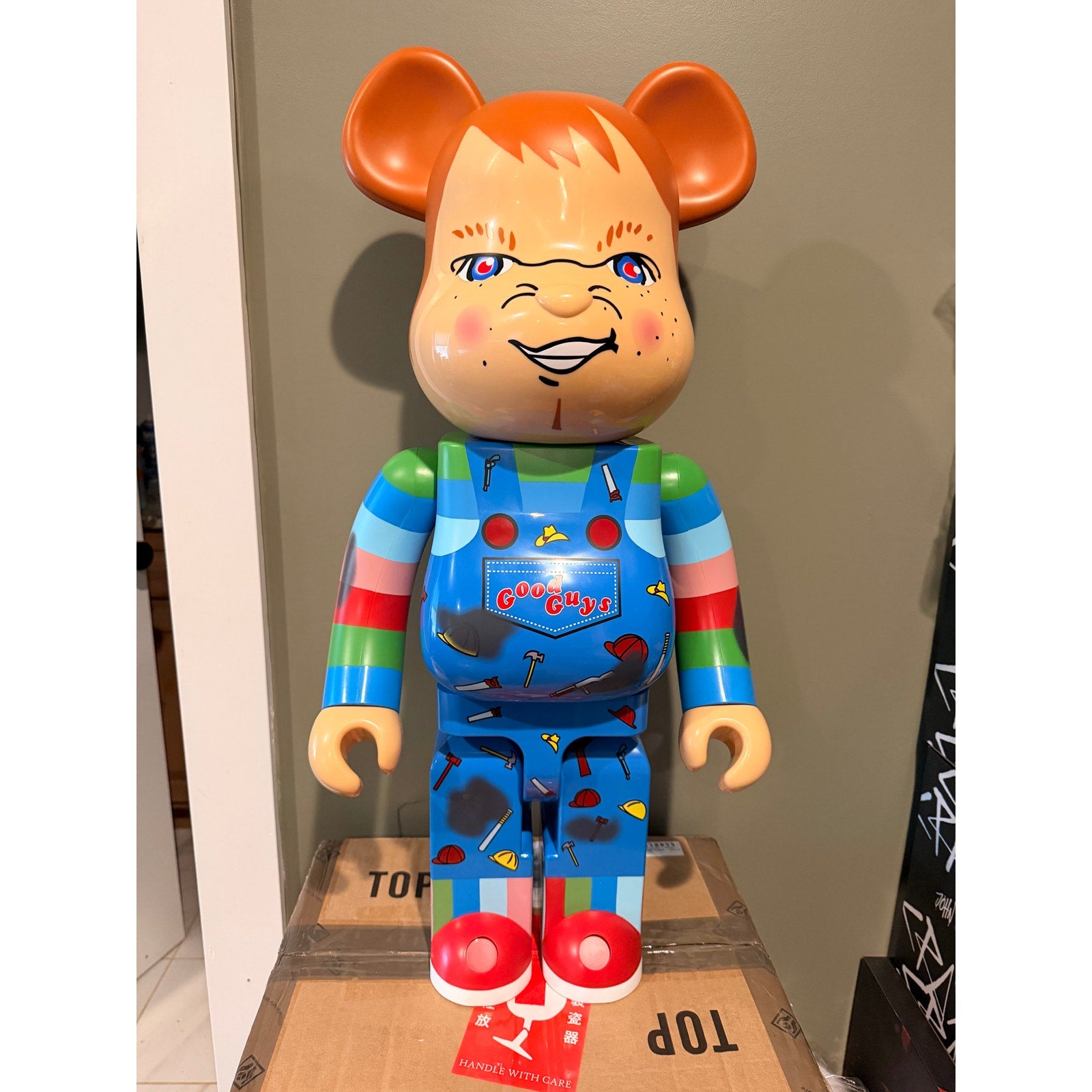 Bearbrick Childs Play 2 Chucky angry 1000%