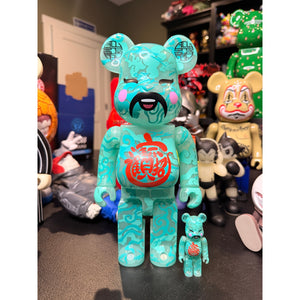 Bearbrick ACU God of wealth Glow in dark 400/100 Set