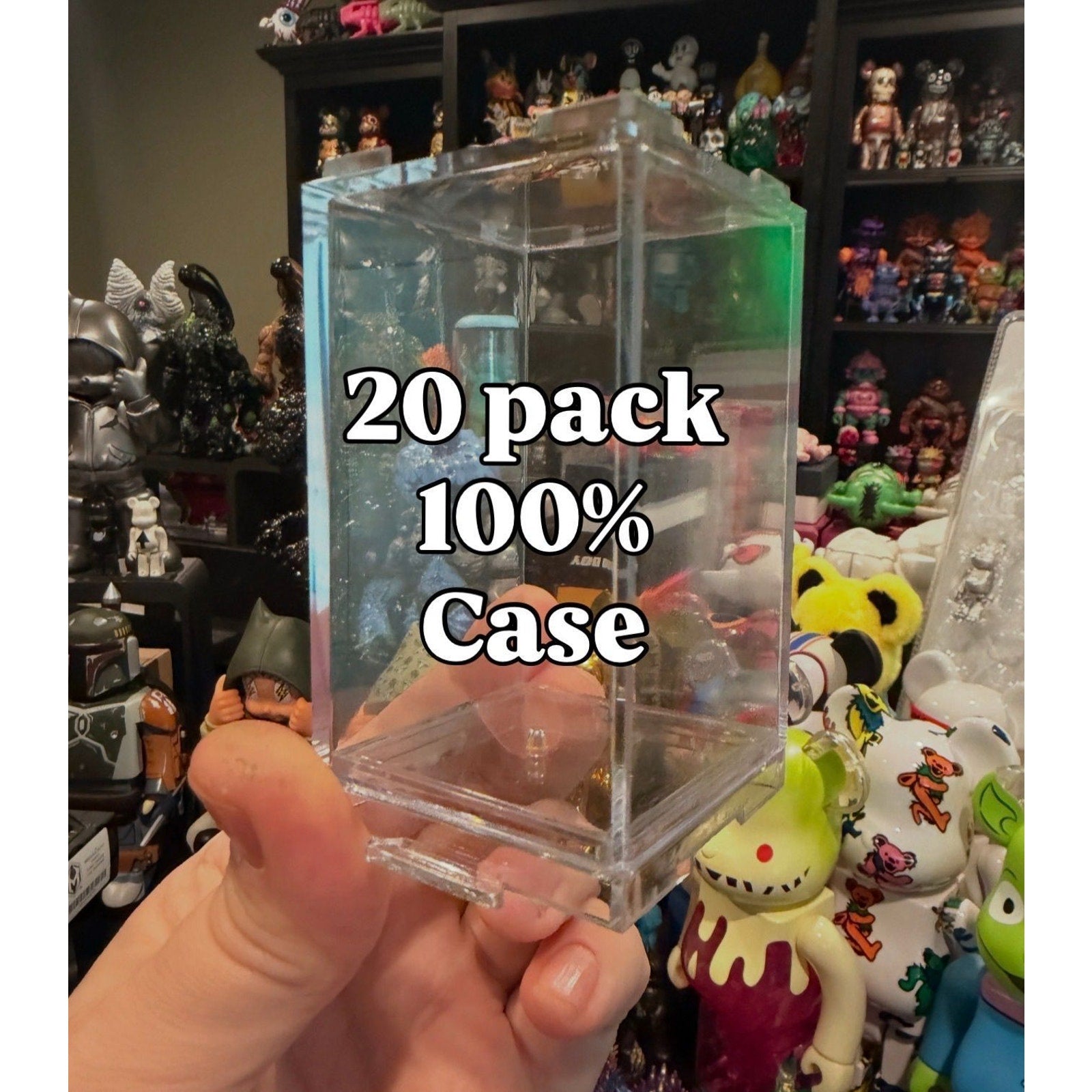 Bearbrick 100% acrylic case - 20 Pack