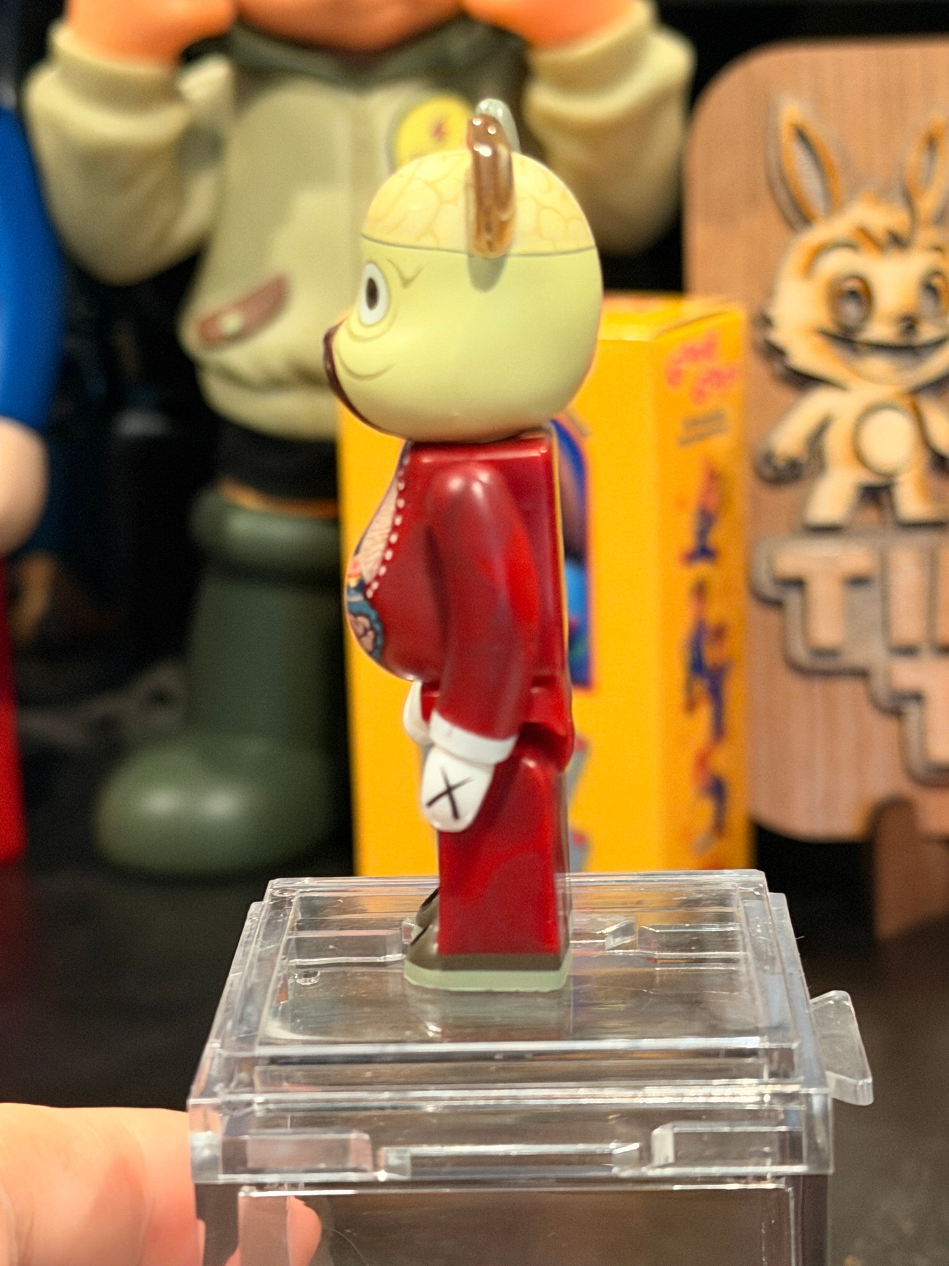 KAWS Bearbrick 100% Dissected Brown -NO BOX