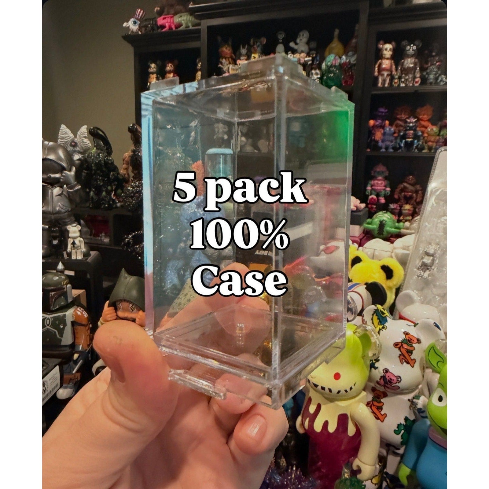 Bearbrick 100% acrylic case - 5 Pack