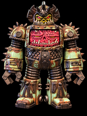 Chuch Rojas Kaijubot rusty Light green