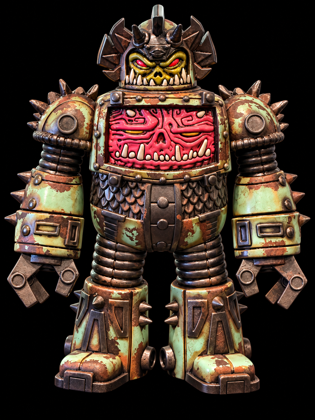 Chuch Rojas Kaijubot rusty Light green