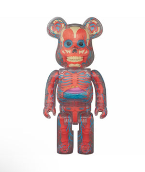 PRE ORDER- Bearbrick THE HUMAN BEAR ORANGE VARIANT Ver. 400%