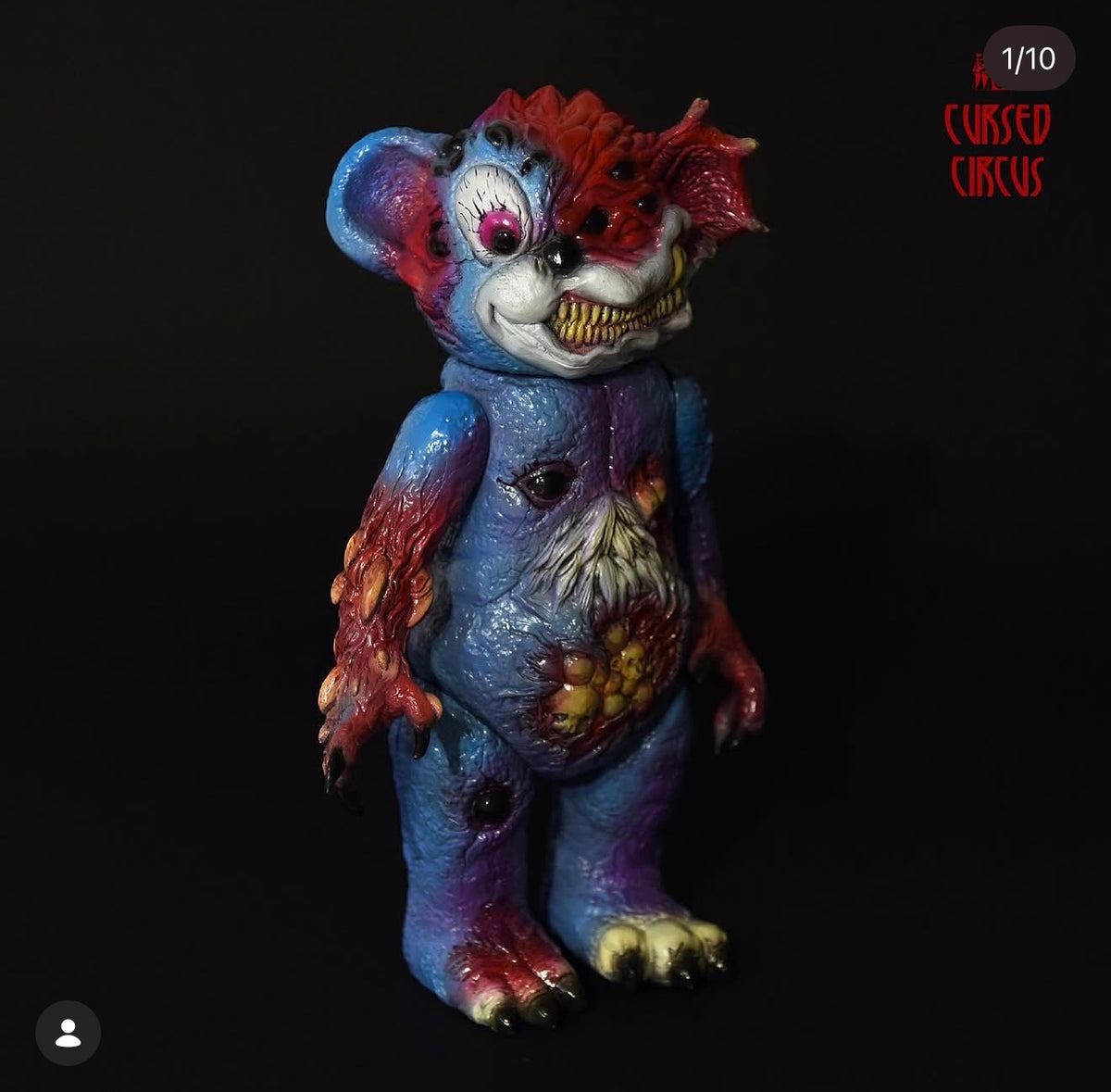 IT Bear ZOMBIE Milkboytoys x Ankoku Entertainment