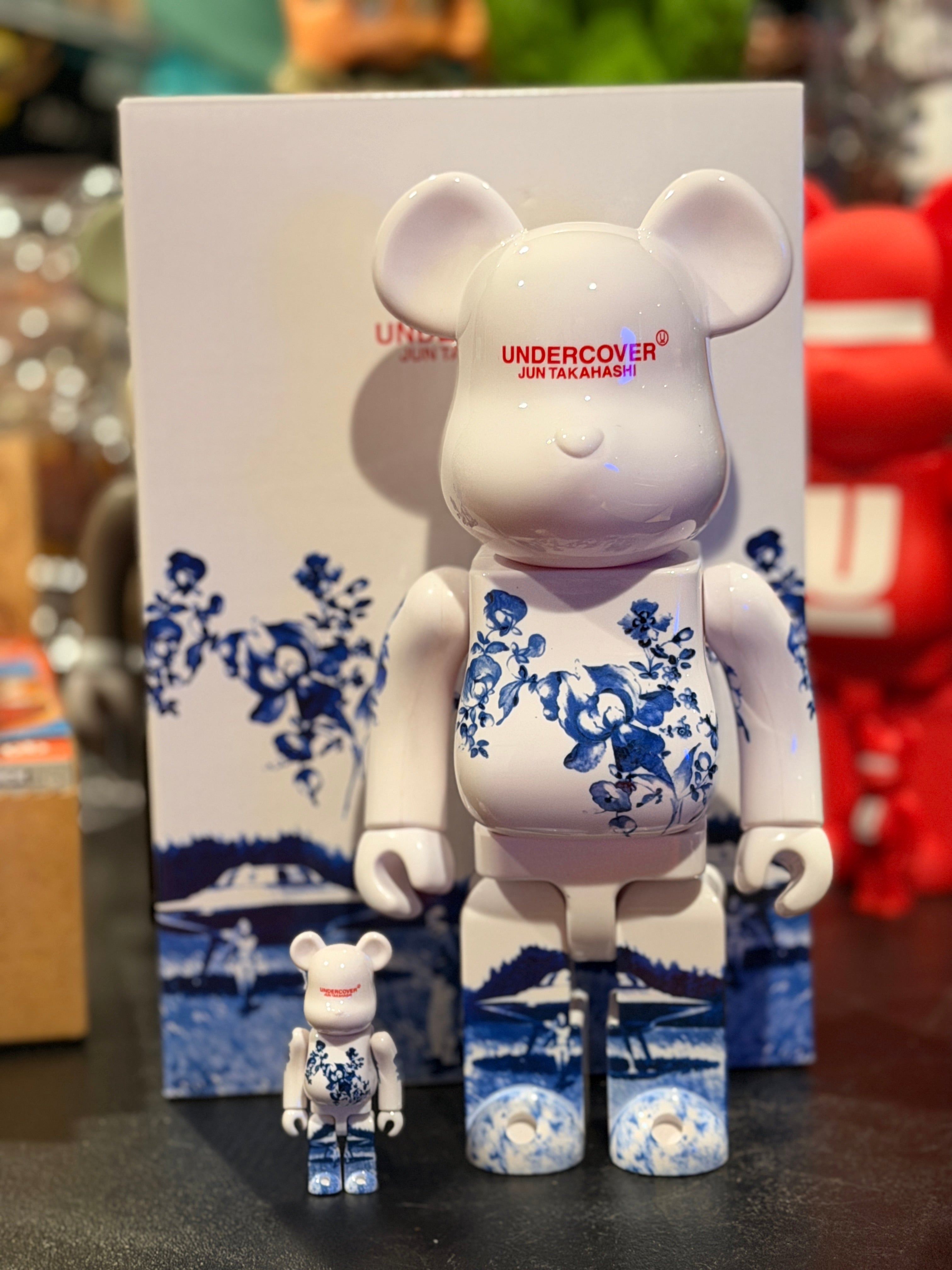 BE@RBRICK / BEARBRICK UNDERCOVER 100％ & 400％ CERAMIC UFO