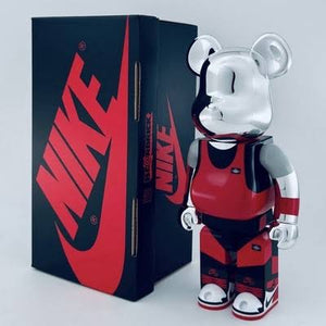 Bearbrick Nike Michael Jordan 1985 Air Jordan 400% Silver