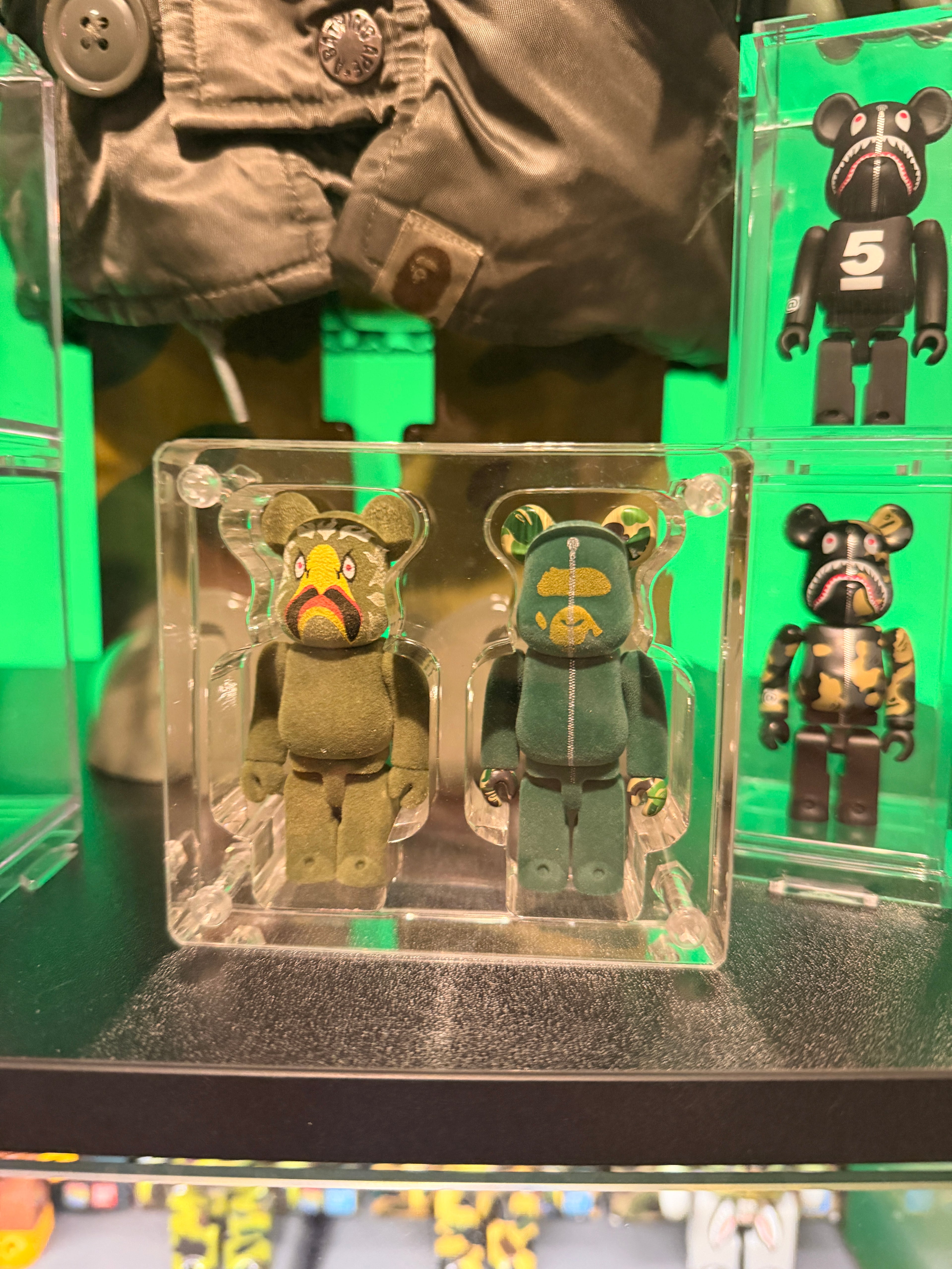 Bearbrick 100% Acrylic Display - 2 bears