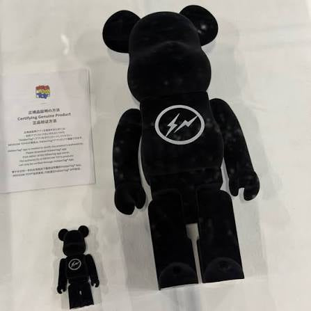 MEDICOM TOY: BE@RBRICK - Fragment 100% & 400% BLACK