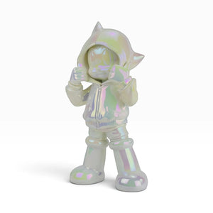 ASTRO BOY CHROME HOODIE - PEARL