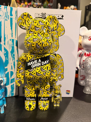 Bearbrick Ron English Have a grin day 400/100 Set