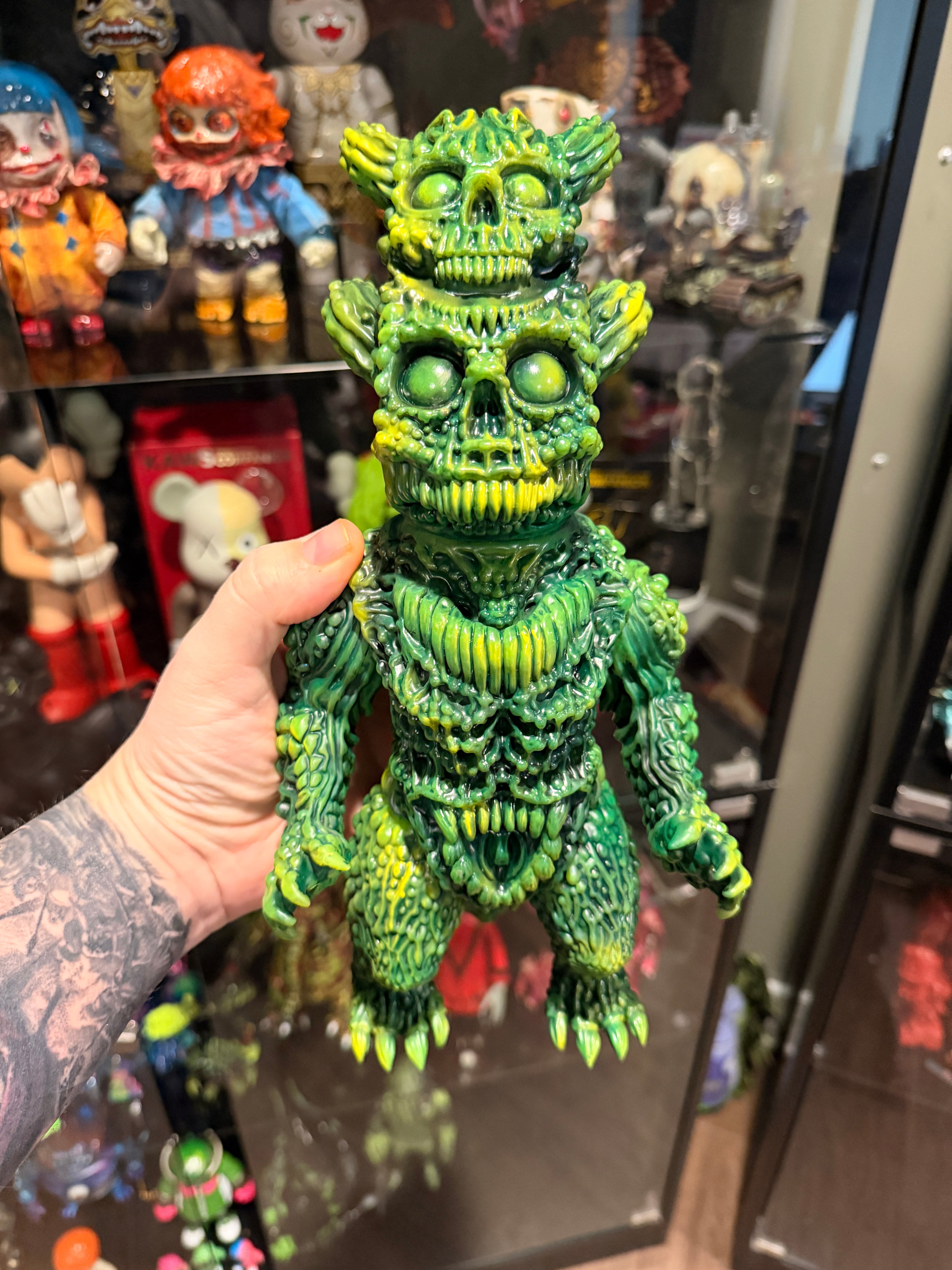 Endless Teeth- K.KING SLYCER PAINTED Green GID