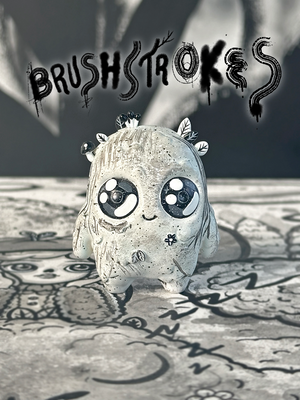 Mossy - The Mini Moss Spirit - Brushstrokes by Mumbot