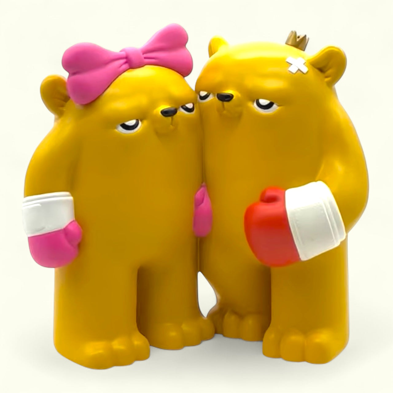 Lovers - The Bear Champ Resin Art Multiple By JC Rivera