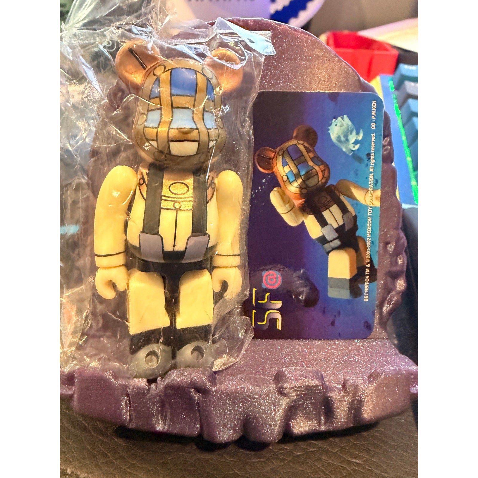 Medicom Bearbrick SF DEEP SEA DIVER 100% be@rbrick S4 Series 4 2002 Figure