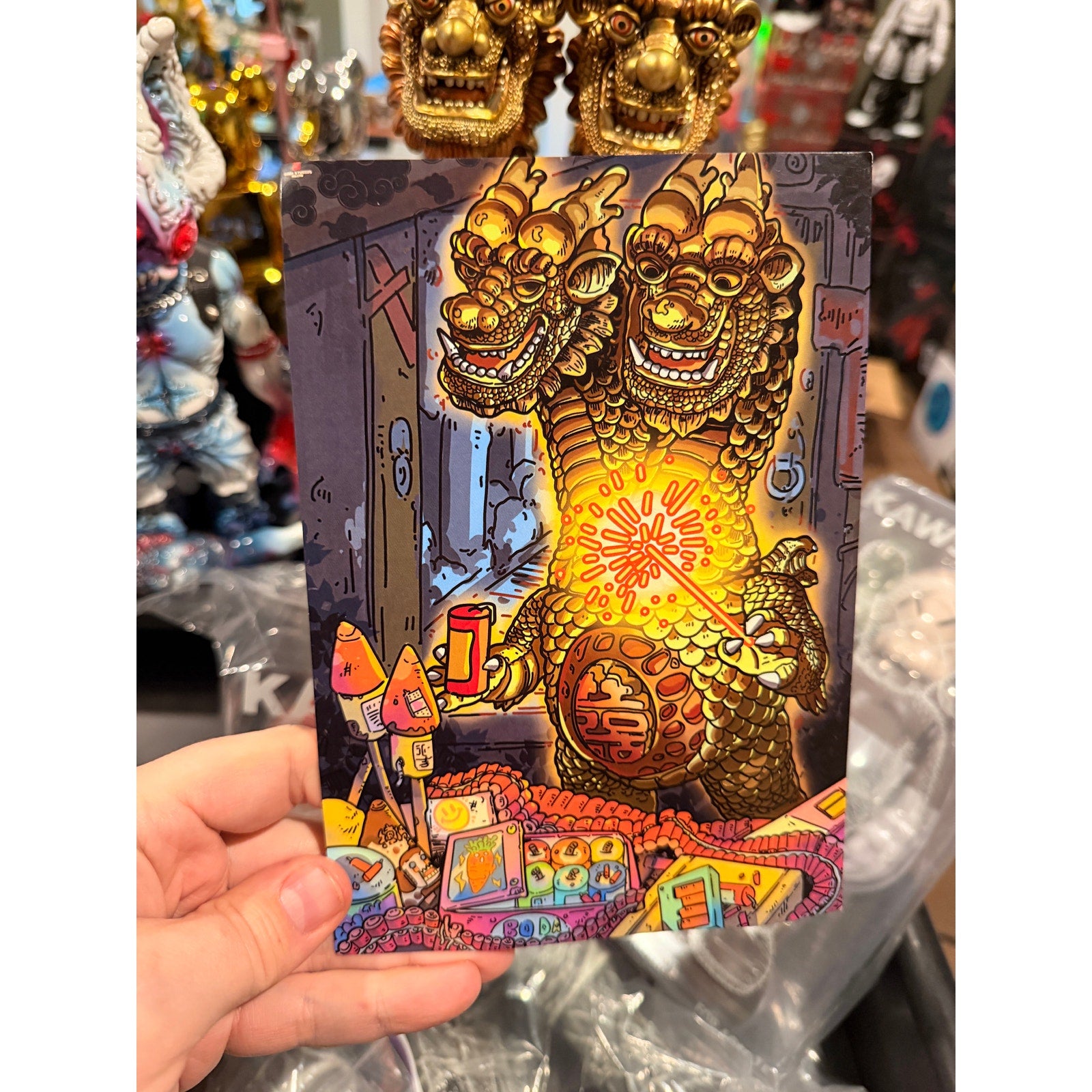 BODA Golden Legend Dragon II - Signed by artist