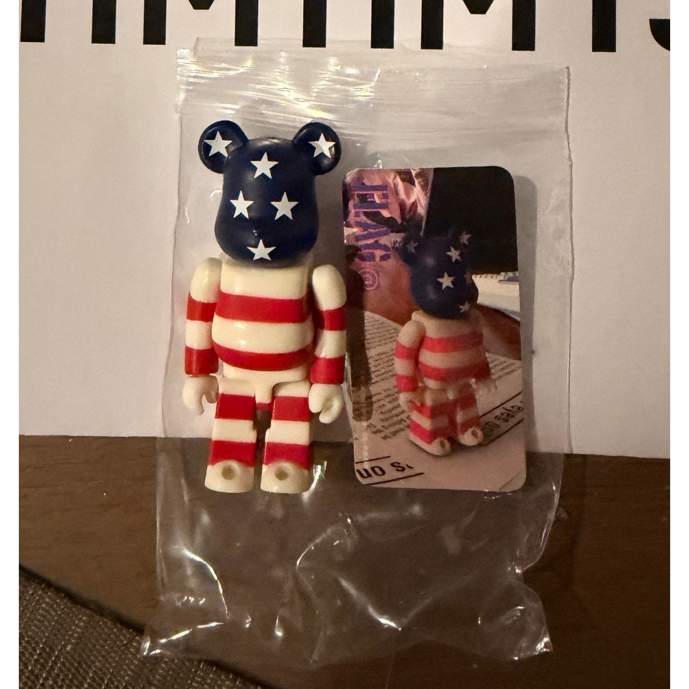 Bearbrick Series 1 - USA Flag with card