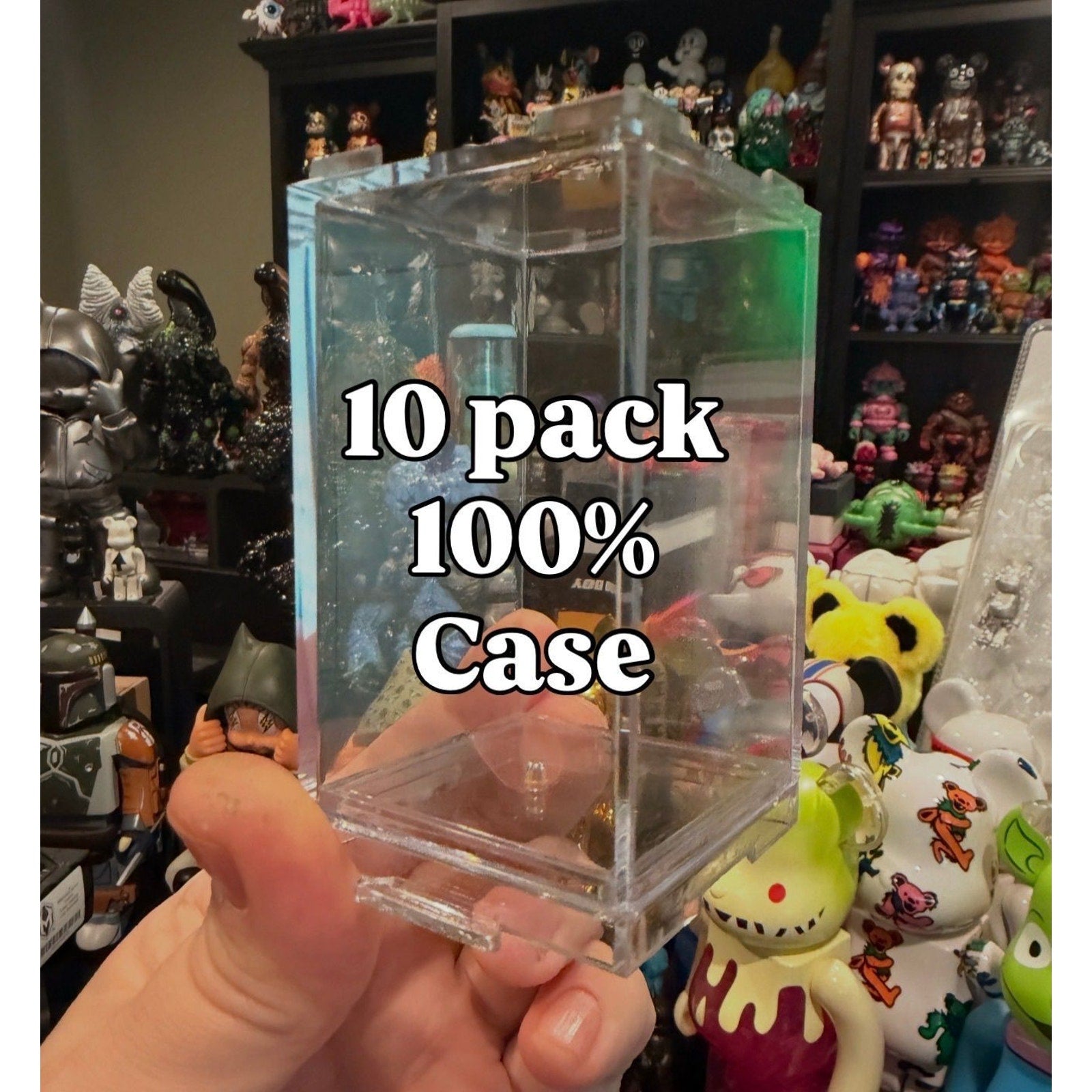 Bearbrick 100% acrylic case - 10 Pack