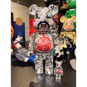 Bearbrick ACU God of Wealth - Silver 400/100 set