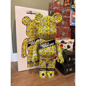 Bearbrick Ron English Have a Grin Day - 1000%