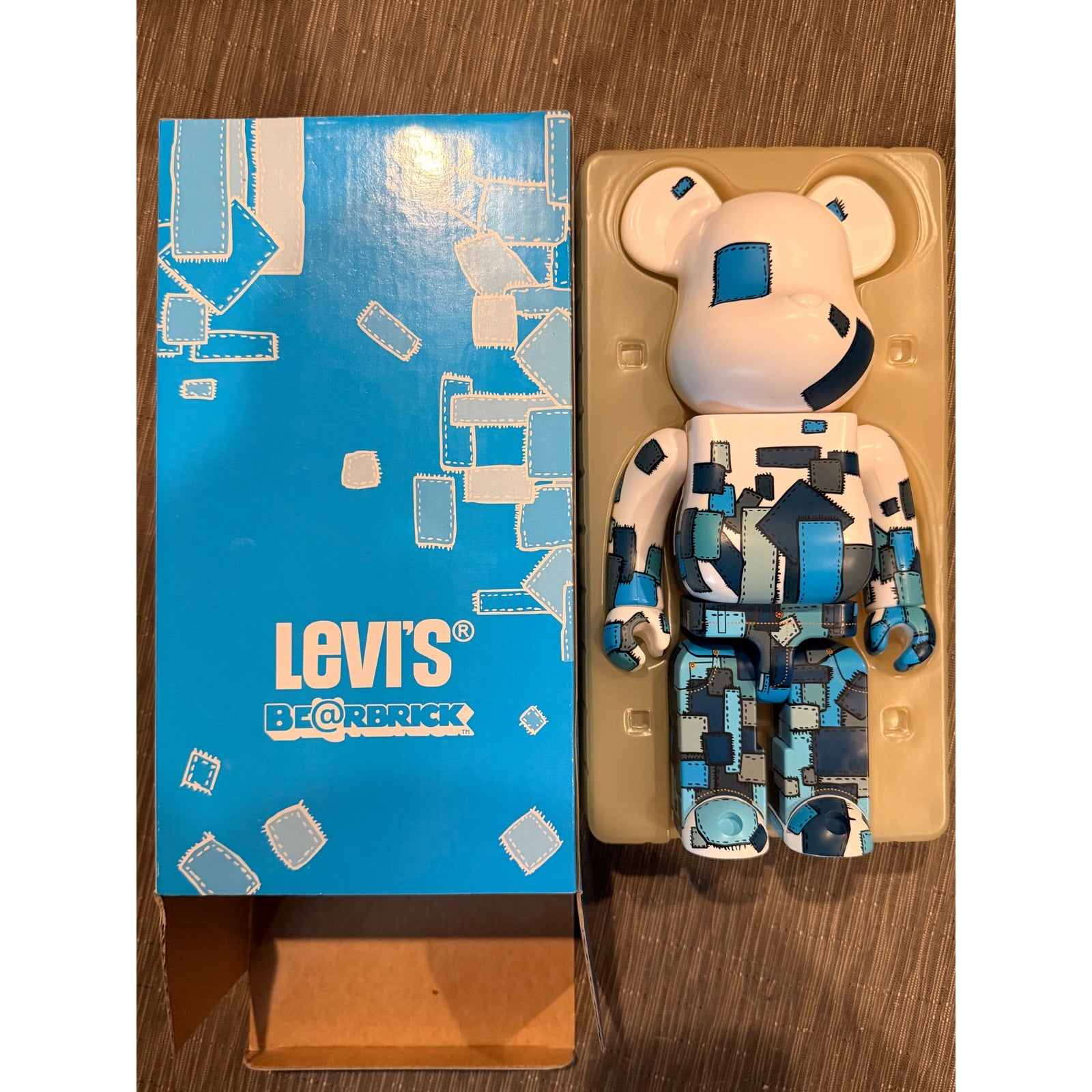 Bearbrick LEVIS 400% 2005 NOS Blue