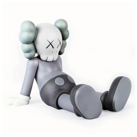 KAWS Holiday Taipei Vinyl Figure -Grey