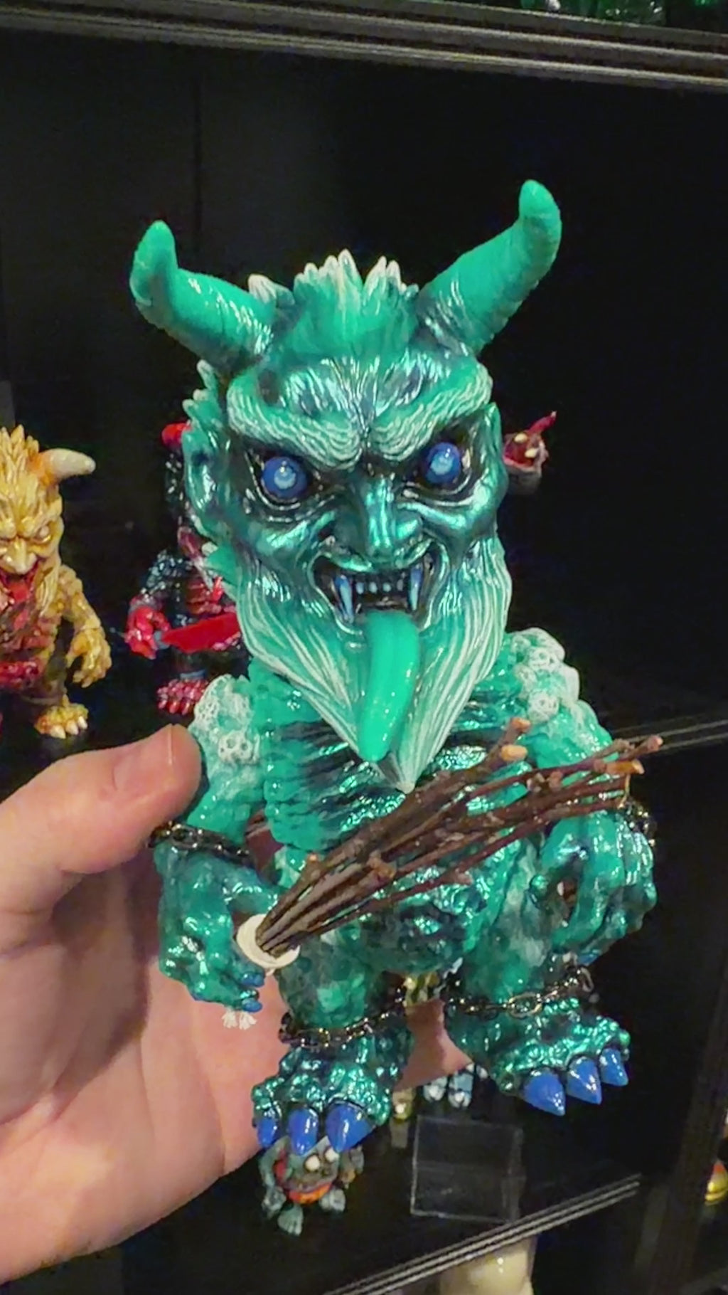 Mutant Vinyl Hardcore Krampus Blue