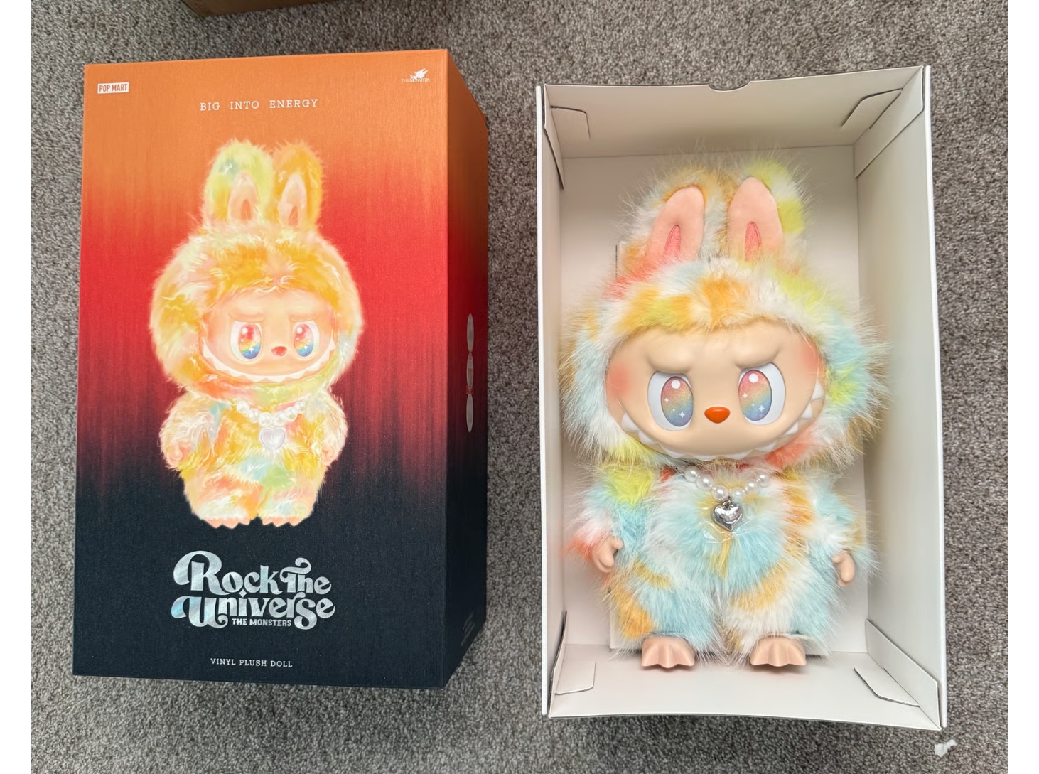 The Monsters ROCK THE UNIVERSE Labubu Vinyl Plush Doll